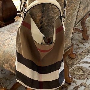 Burberry canvas Hobo bag